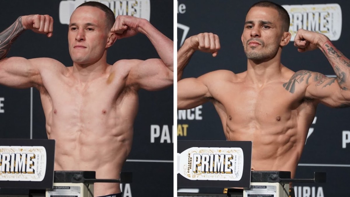 UFC 317 co-main event weigh-in video: Alexandre Pantoja vs. Kai Kara-France