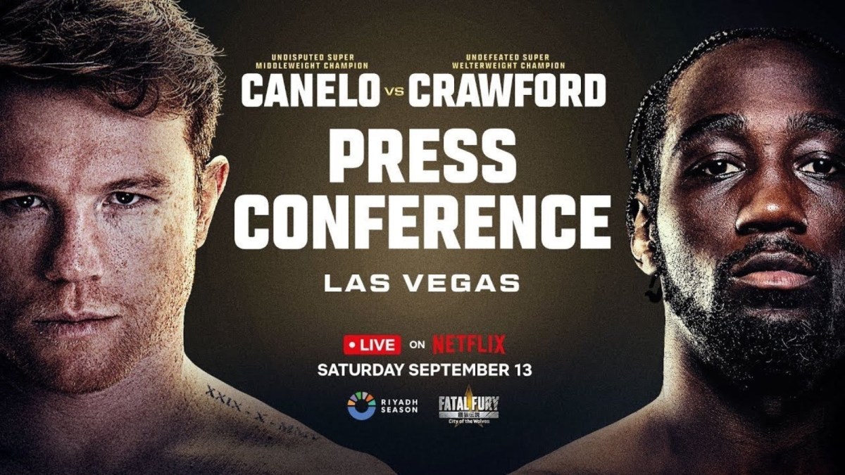 Canelo Alvarez vs. Terence Crawford Las Vegas Press Conference