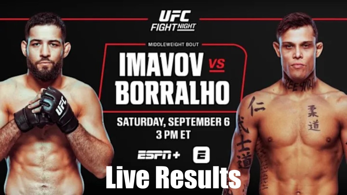 UFC Paris: Imavov vs. Borralho live results and analytics