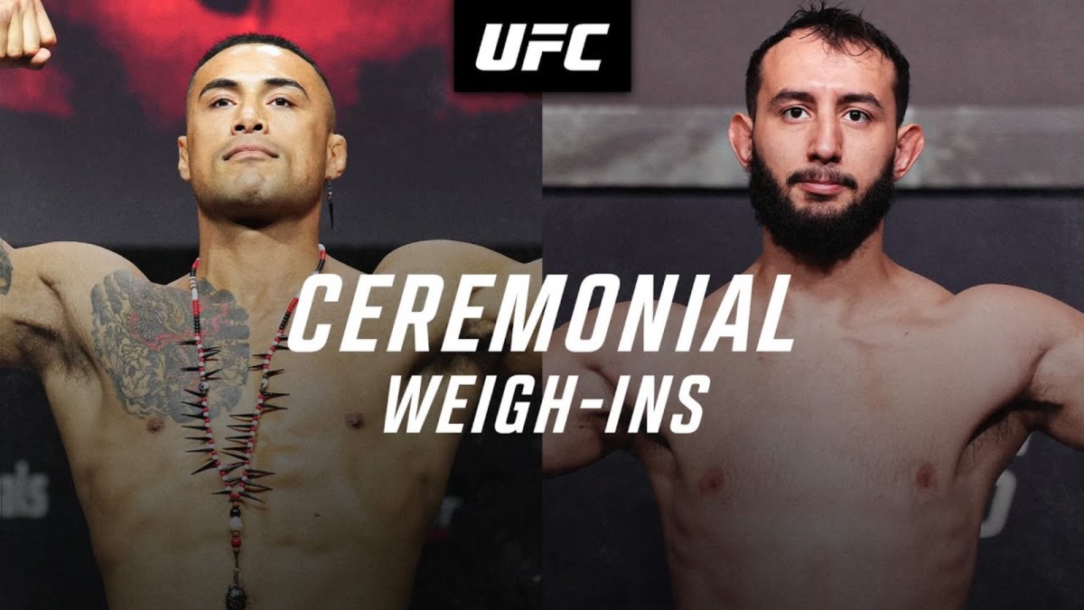 UFC Perth Ceremonial Weigh-In Video