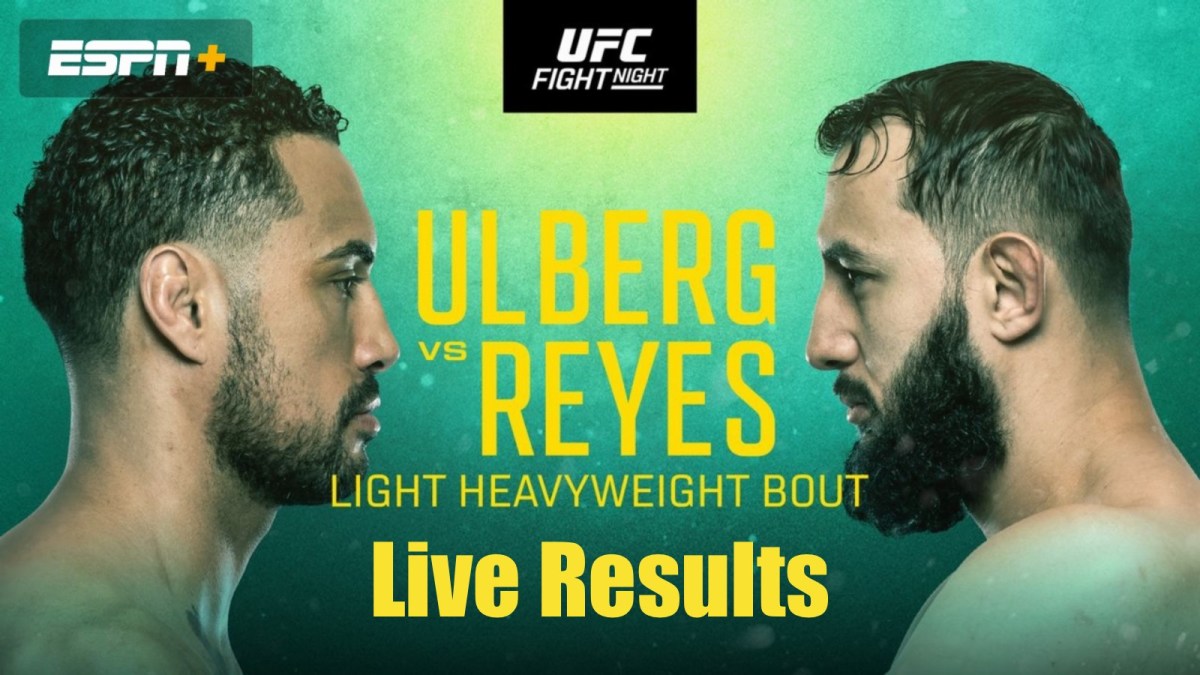 UFC Perth: Ulberg vs. Reyes Live Results and Analytics