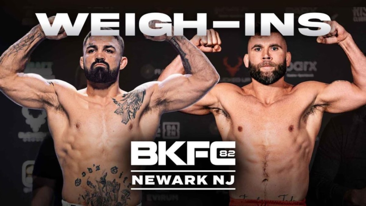 BKFC 82 Newark: Perry vs. Stephens Weigh-In Video
