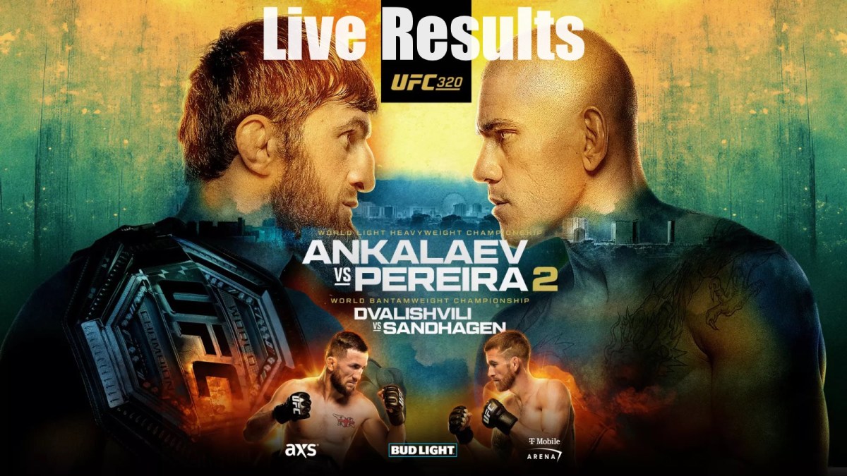 UFC 320: Ankalaev vs. Pereira 2 Live Results and Analytics