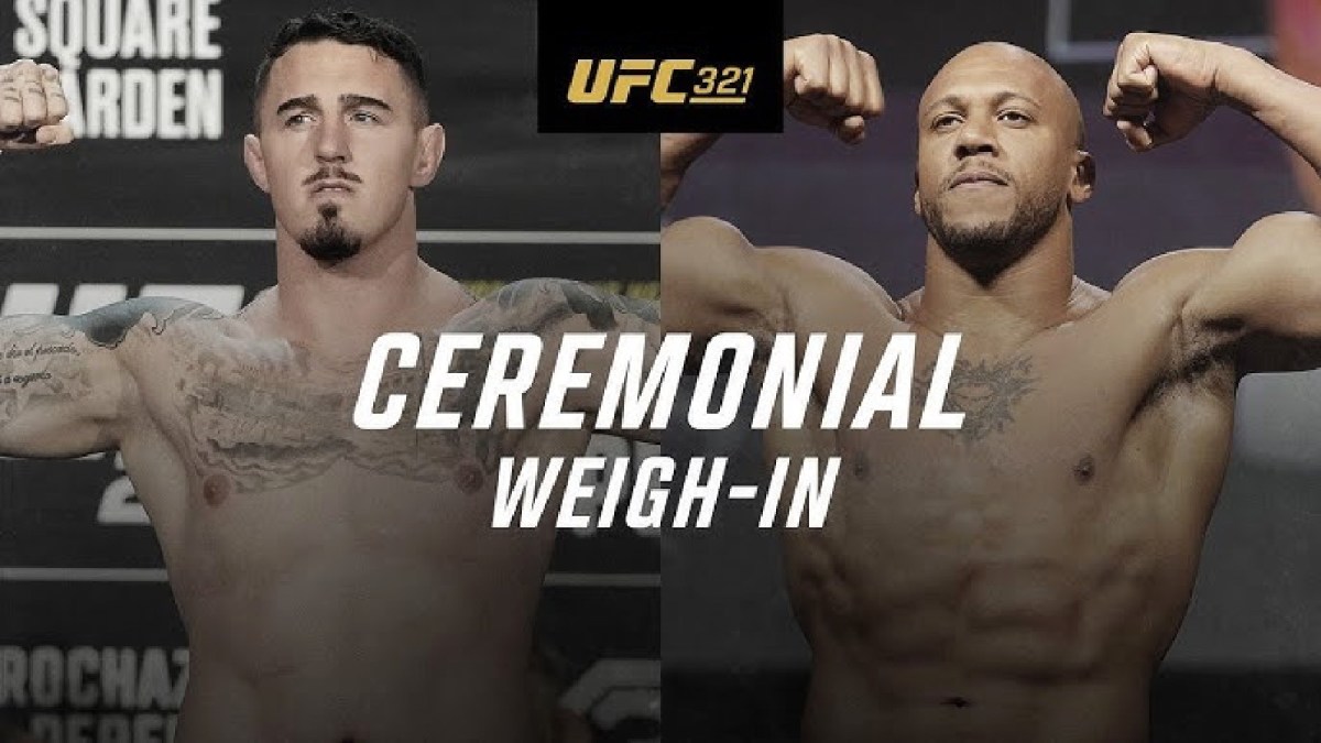 UFC 321: Aspinall vs. Gane Ceremonial Weigh-In Video