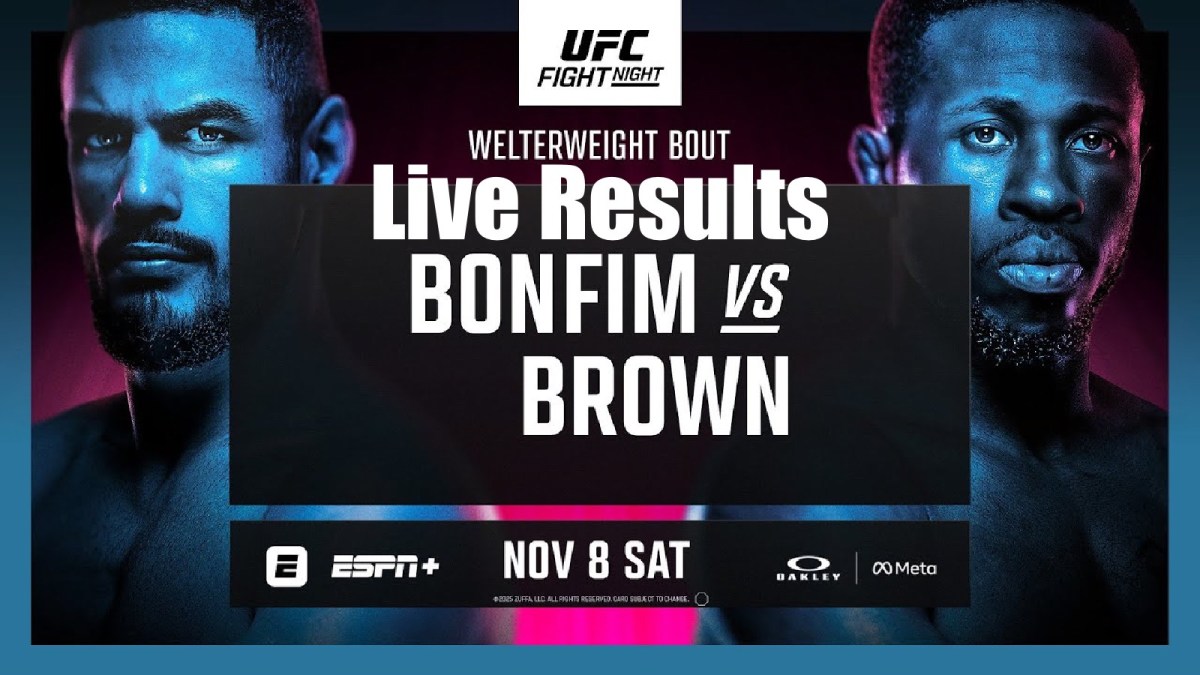 UFC Vegas 111: Bonfim vs. Brown Live Results and Analytics
