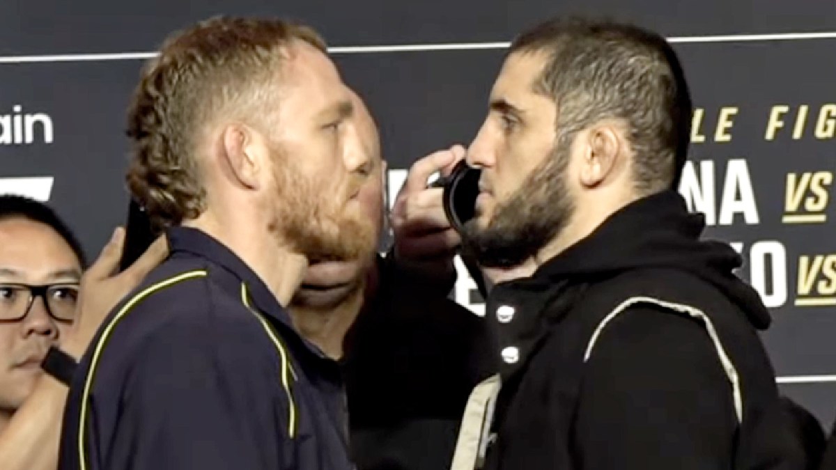 UFC 322: Della Maddalena vs. Makhachev Press Conference Face-Offs