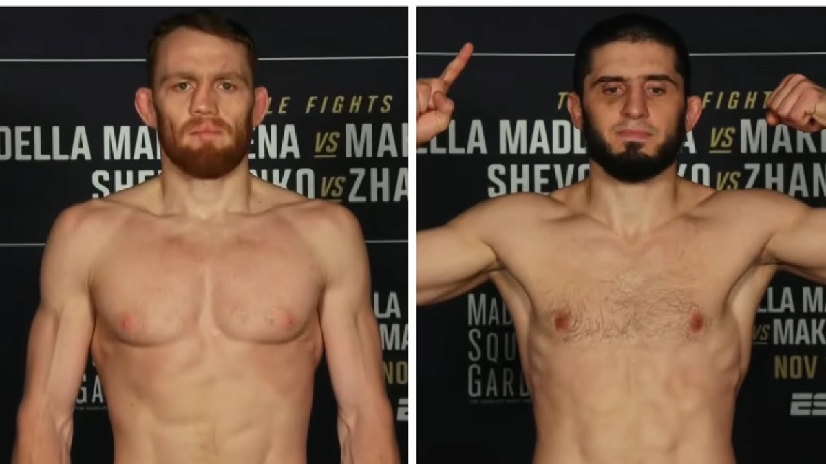 UFC 322 Main Event Weigh-In Video: Jack Della Maddalena vs. Islam Makhachev