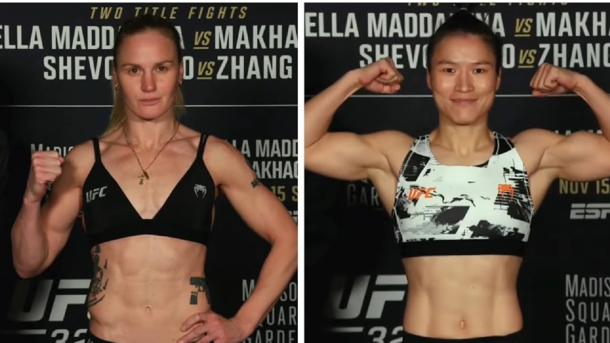 UFC 322 Co-Main Event Weigh-In Video: Valentina Shevchenko vs. Zhang Weili