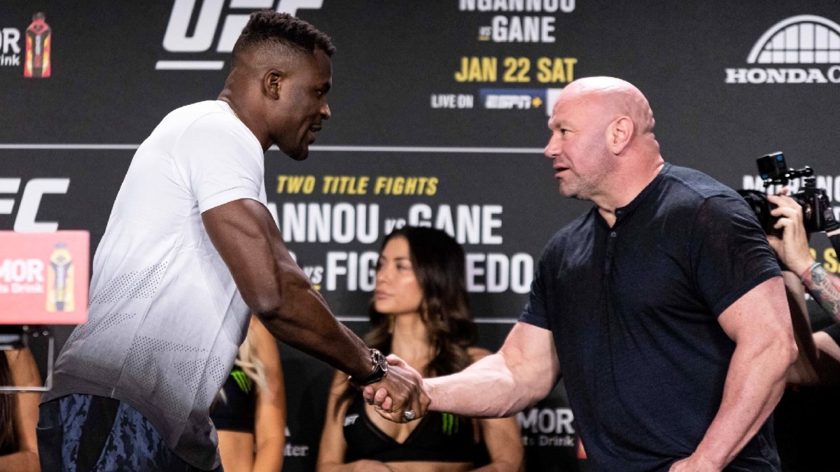 Dana White recounts the time Francis Ngannou tried to physically bully him