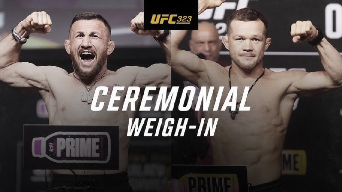 UFC 323: Dvalishvili vs. Yan 2 Ceremonial Weigh-In Video
