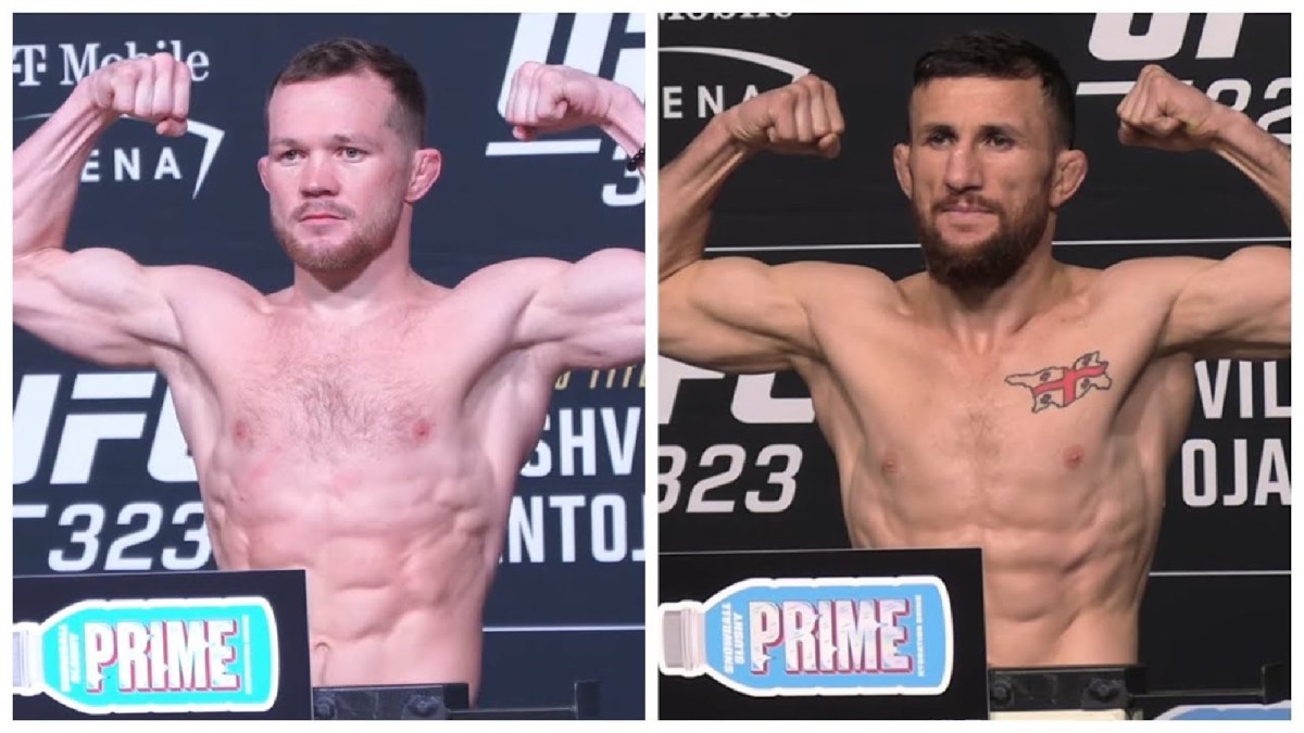 UFC 323 Main Event Weigh-in Video: Merab Dvalishvili vs. Petr Yan