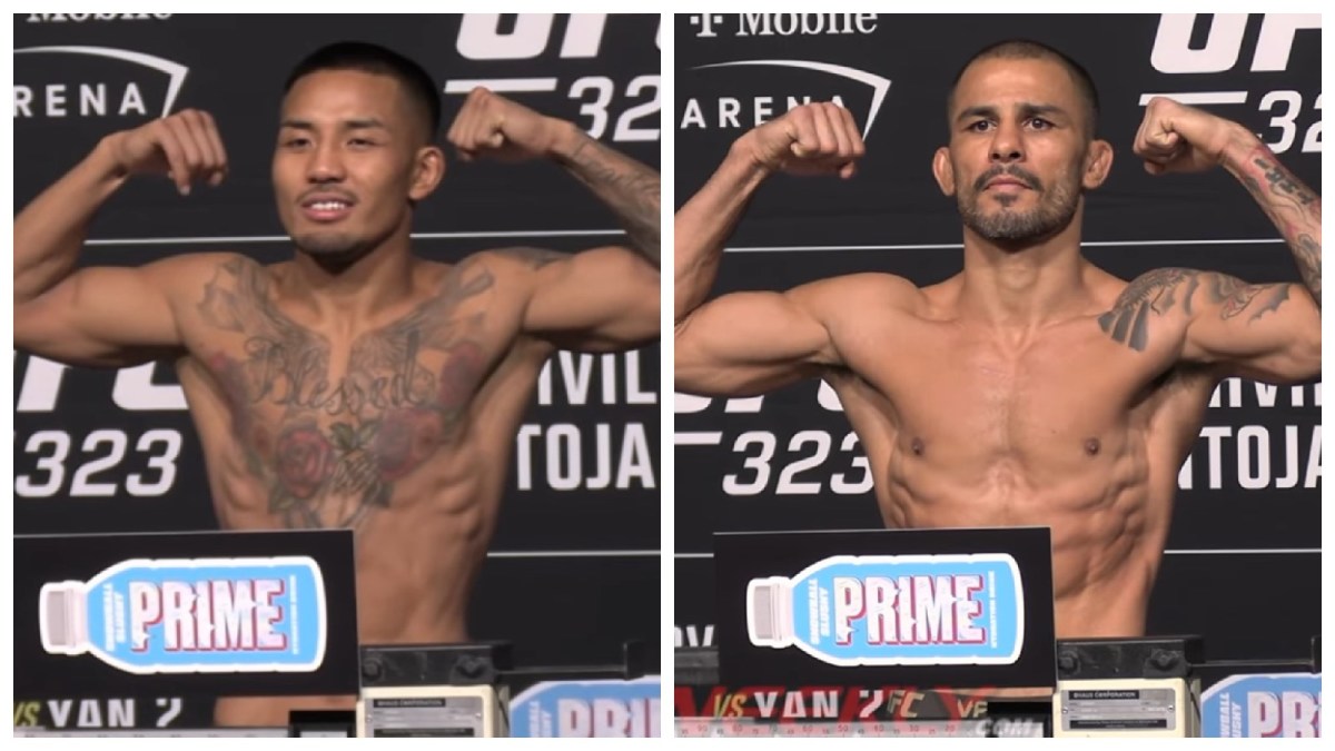 UFC 323 Co-Main Event Weigh-In Video: Alexandre Pantoja vs. Joshua Van