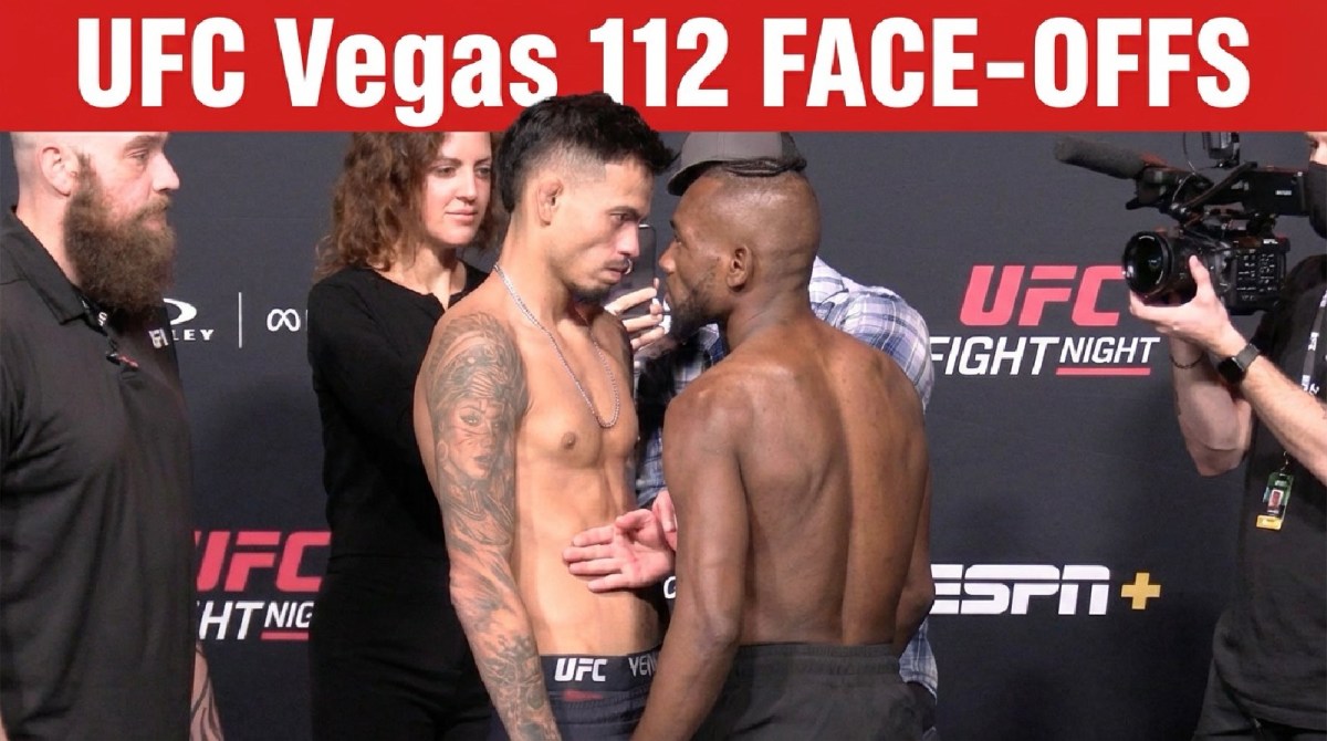 UFC Vegas 112: Royval vs. Kape Face-Offs Video UFC Vegas 112: Royval vs. Kape Face-Offs Video