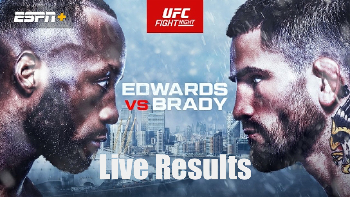 UFC London: Edwards vs. Brady Live Results