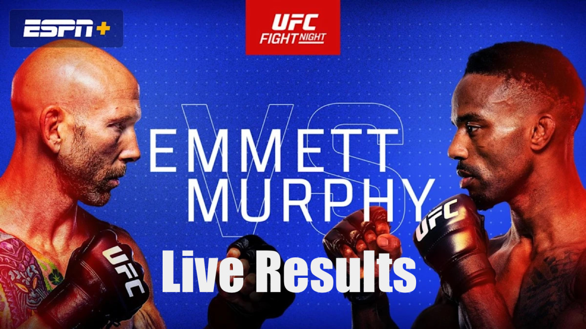 UFC Vegas 105: Emmett vs. Murphy Live Results