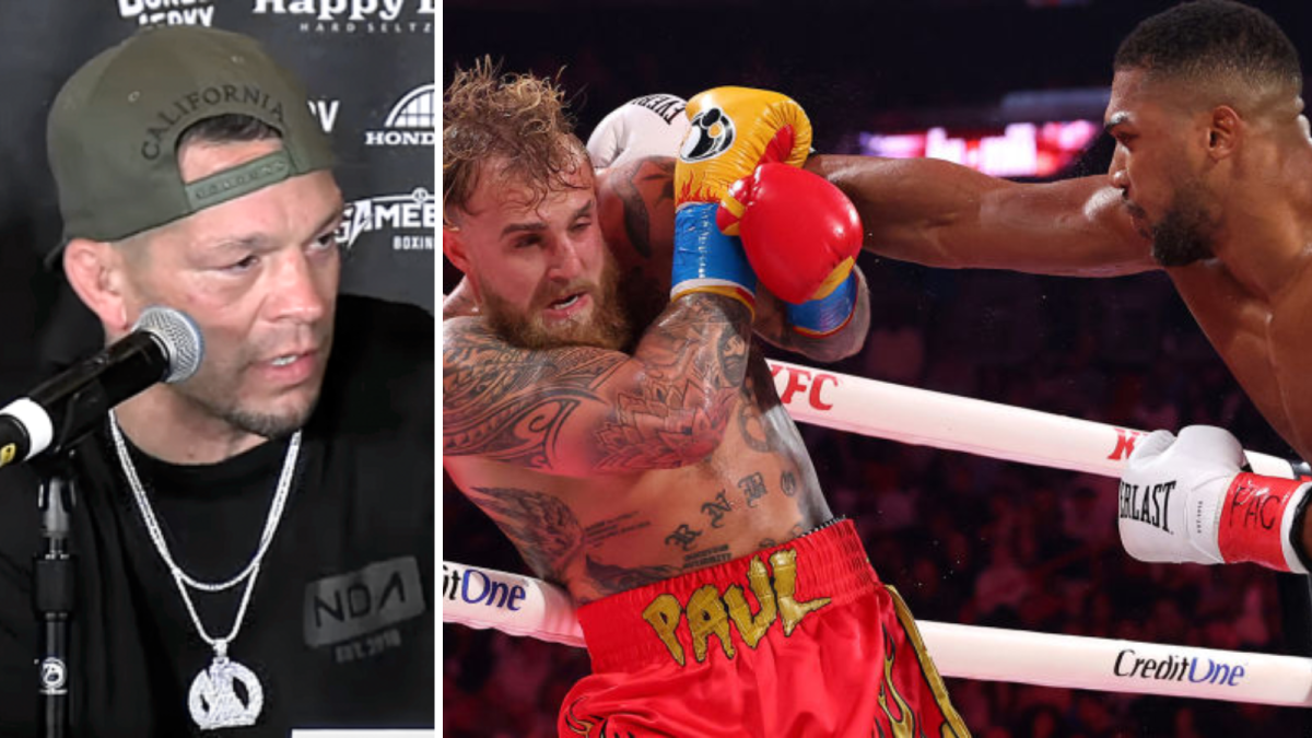 Nate Diaz mocks Jake Paul’s performance against Anthony Joshua