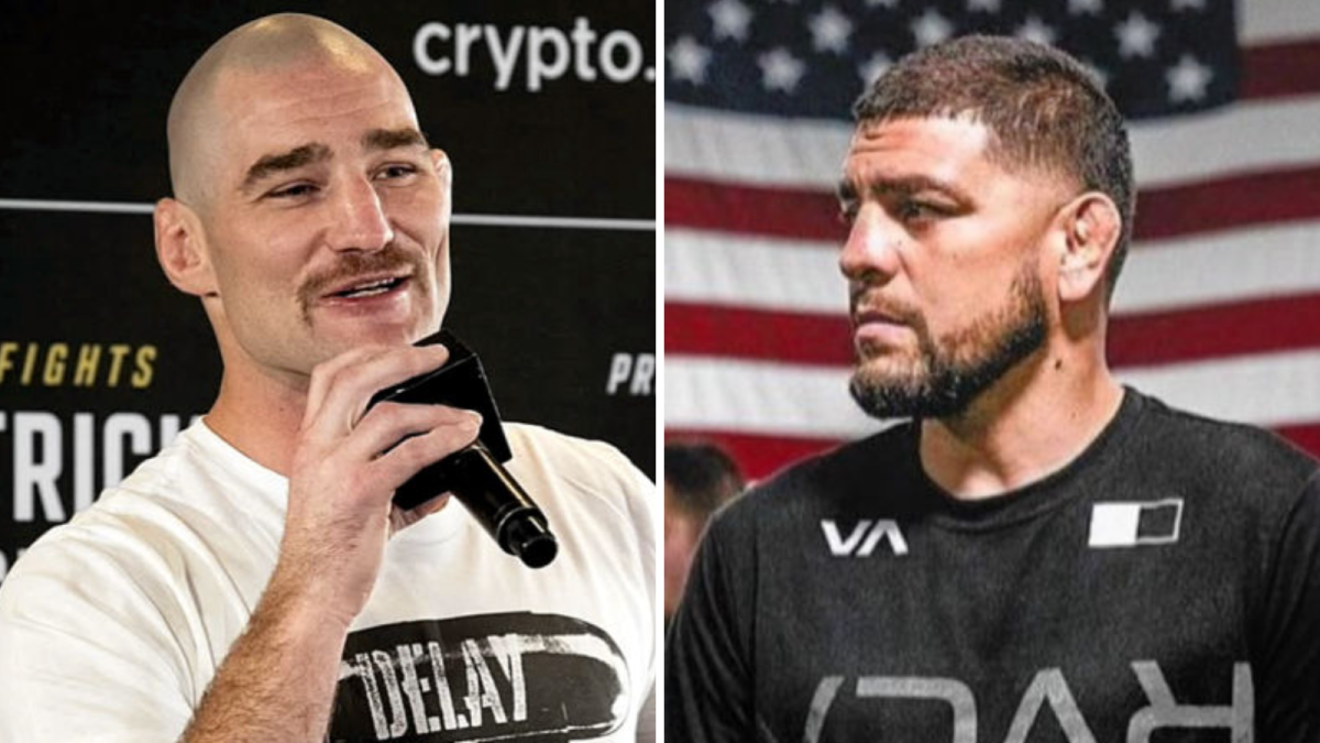 Sean Strickland and Nick Diaz share awkward encounter at the gym