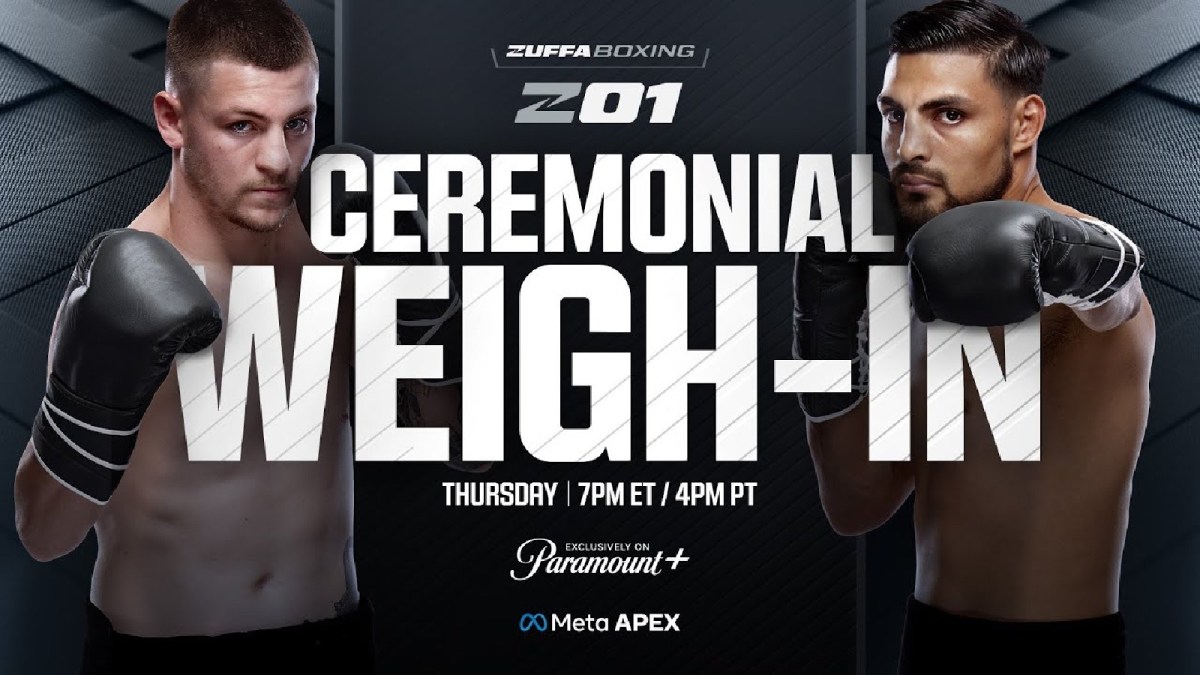 Zuffa Boxing 1 Ceremonial Weigh-in Video