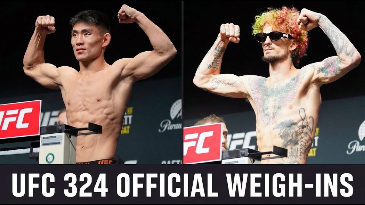 UFC 324 co-main event weigh-in video: Sean O’Malley vs. Song Yadong