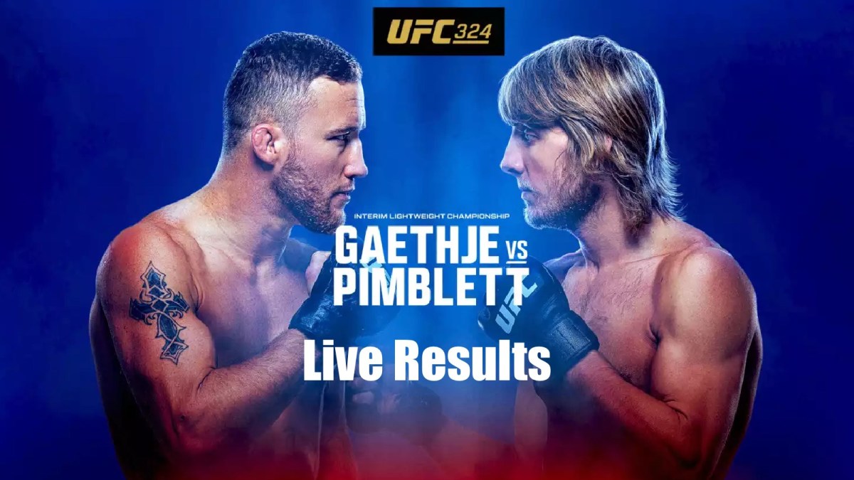 UFC 324: Gaethje vs. Pimblett live results UFC 324: Gaethje vs. Pimblett live results