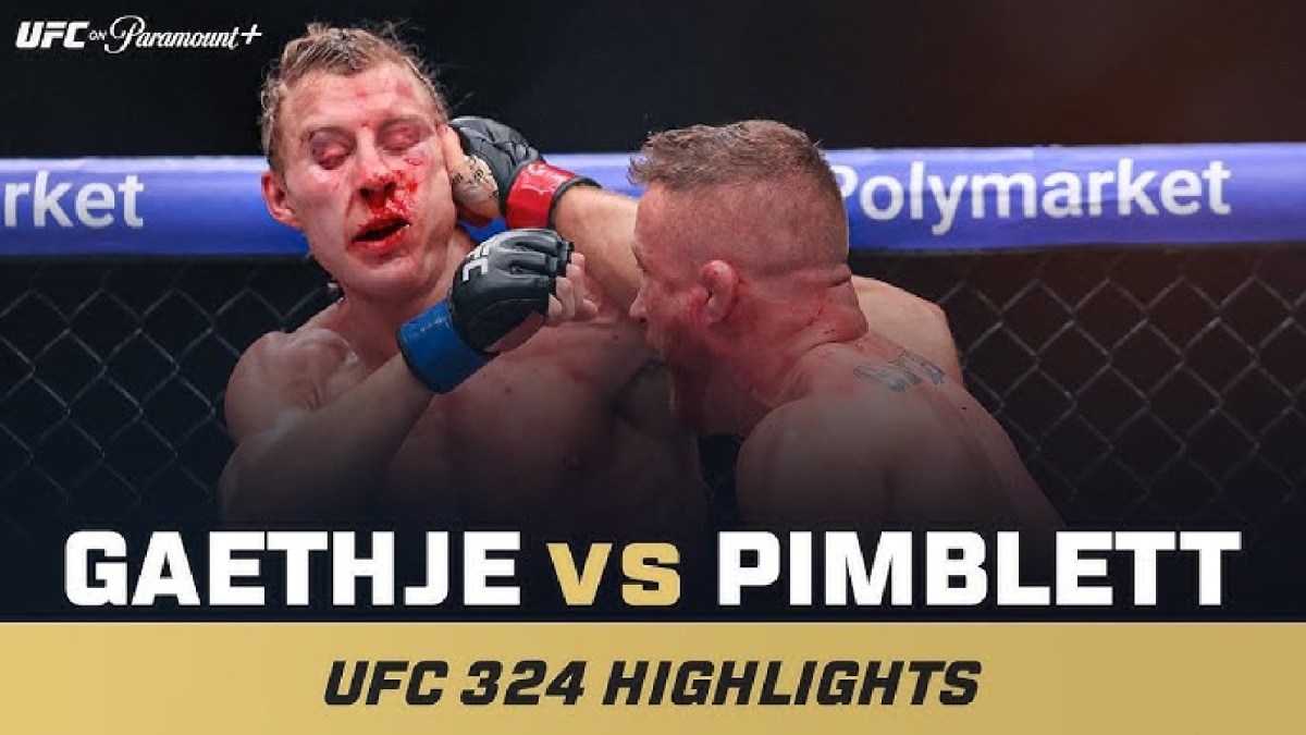 UFC 324 Highlights: Justin Gaethje vs. Paddy Pimblett