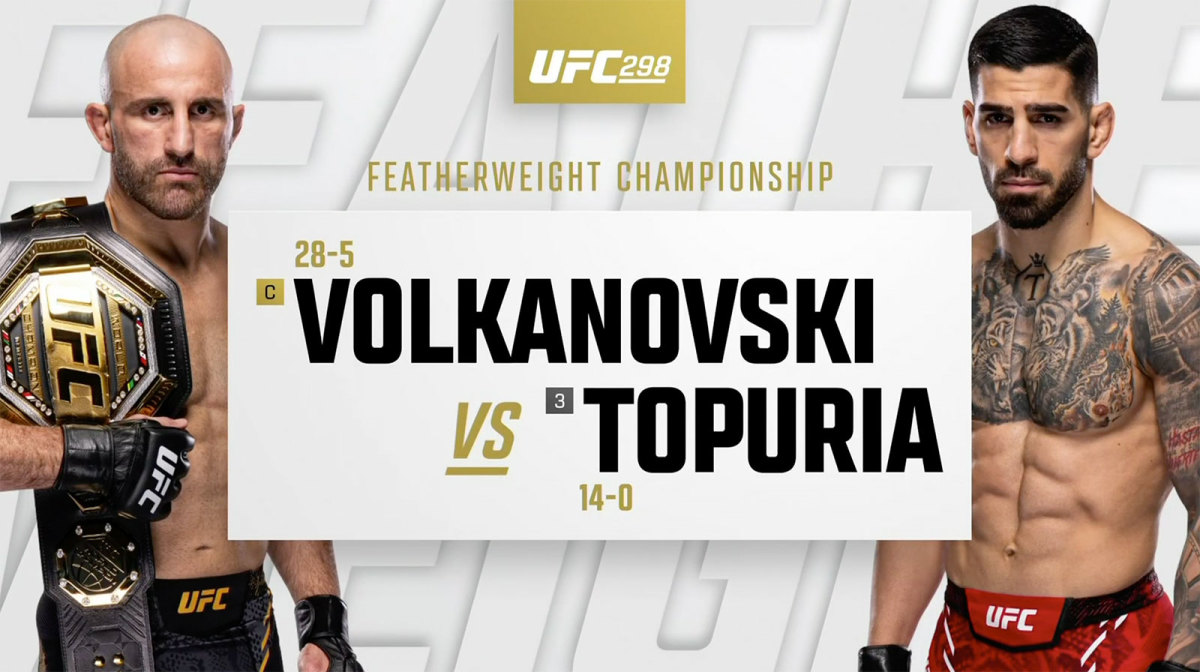 UFC 298 highlights video: Alexander Volkanovski vs Ilia Topuria