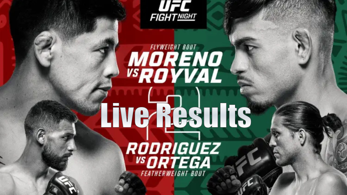 UFC Mexico: Moreno vs. Royval 2 Live Results