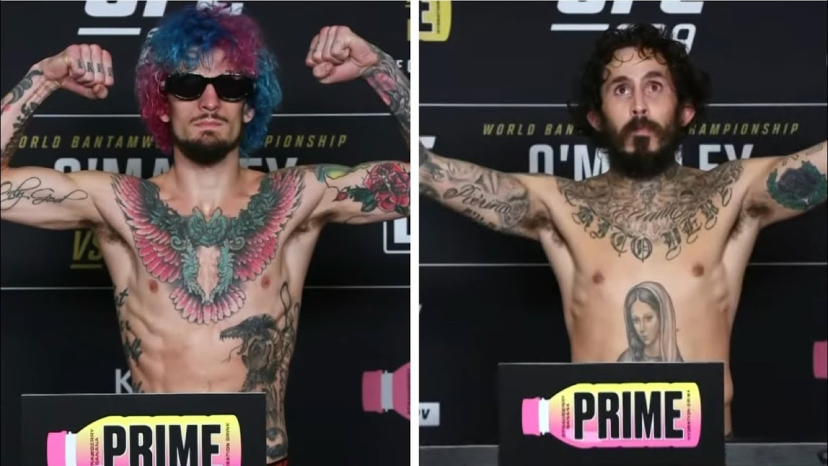 UFC 299 Main Event Weigh-In Video: Sean O’Malley vs. Marlon Vera 2