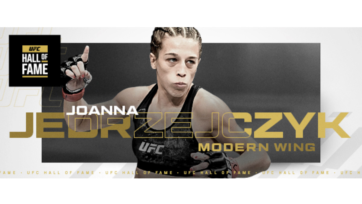 Joanna Jedrzejczyk headed to the UFC Hall of Fame