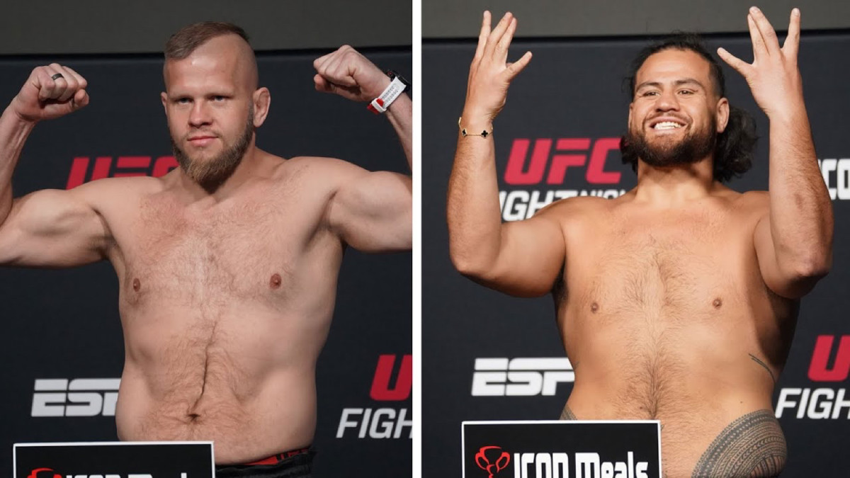 UFC Vegas 88 Main Event Weigh-In Video: Tai Tuivasa vs. Marcin Tybura