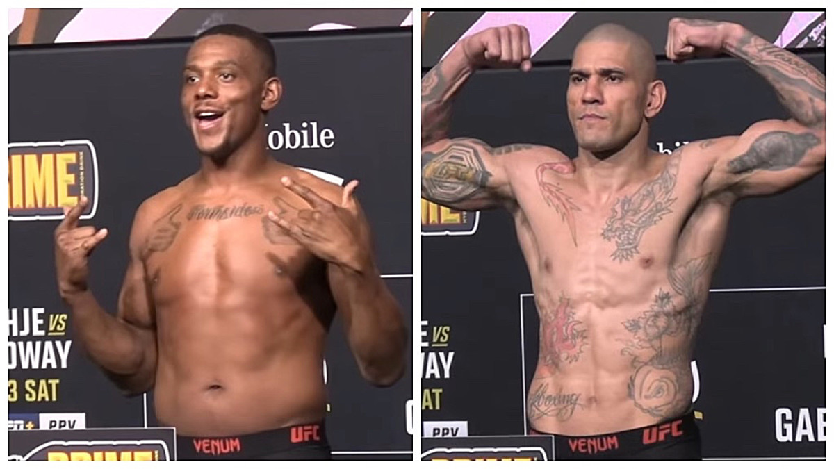 UFC 300 Main Event Weigh-In Video: Alex Pereira vs. Jamahal Hill