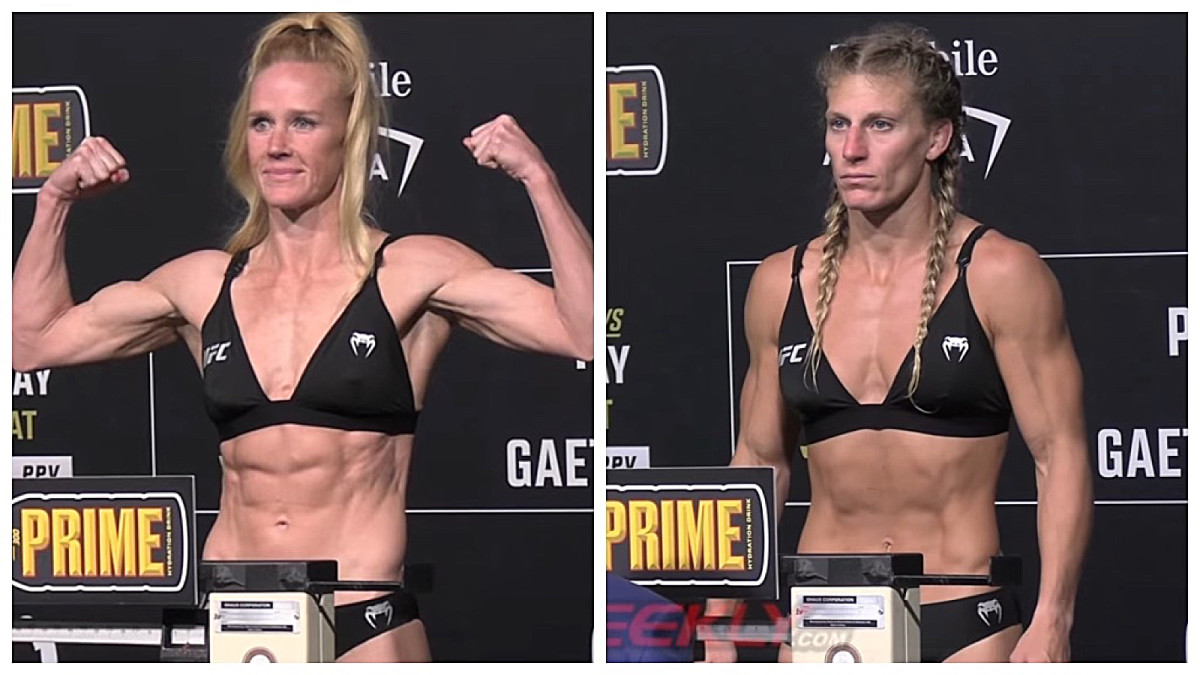 UFC 300 Weigh-In Video: Holly Holm vs. Kayla Harrison