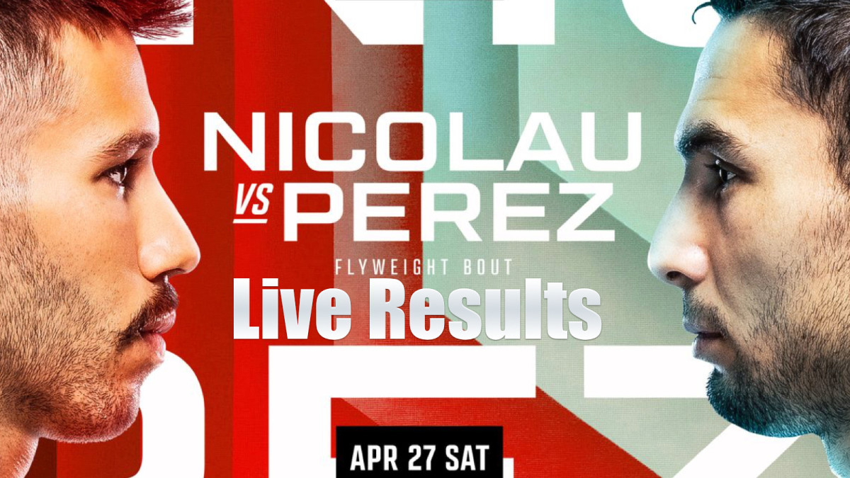 UFC Vegas 91 Live Results: Nicolau vs. Perez