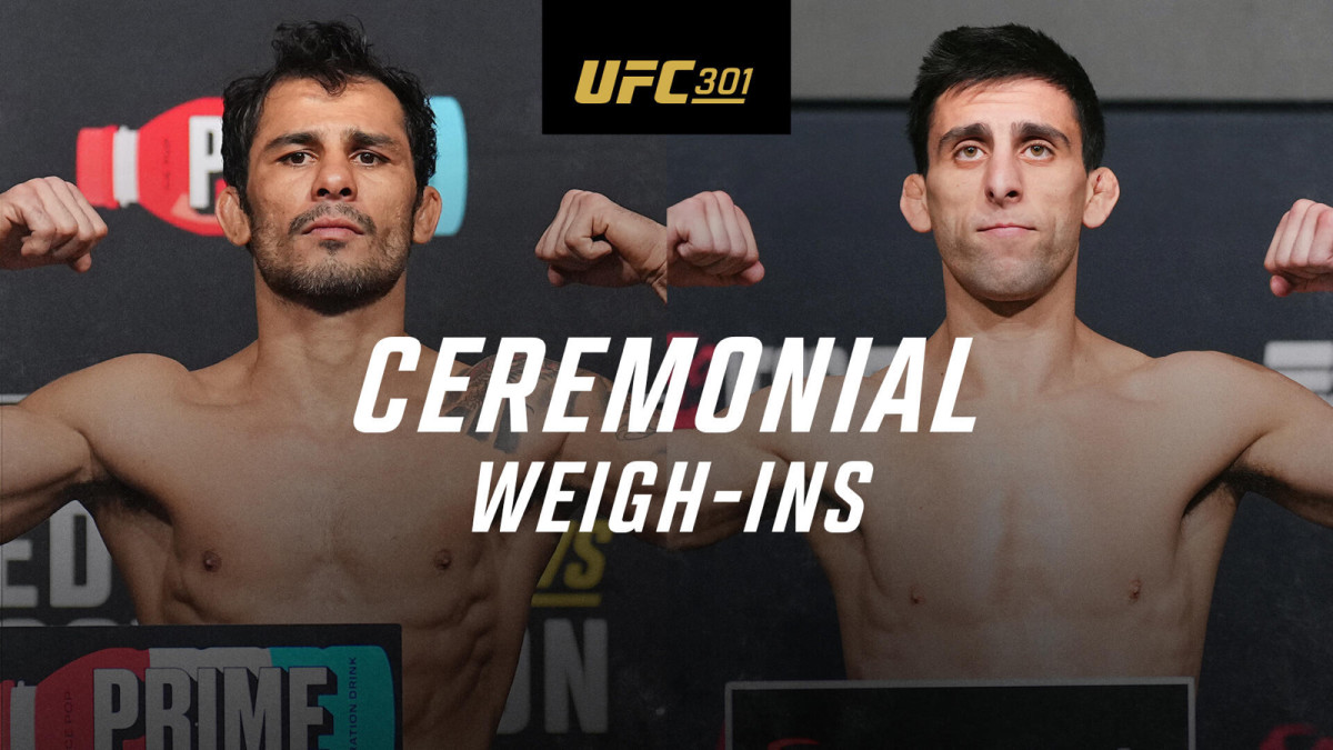 UFC 301 Ceremonial Weigh-In Video