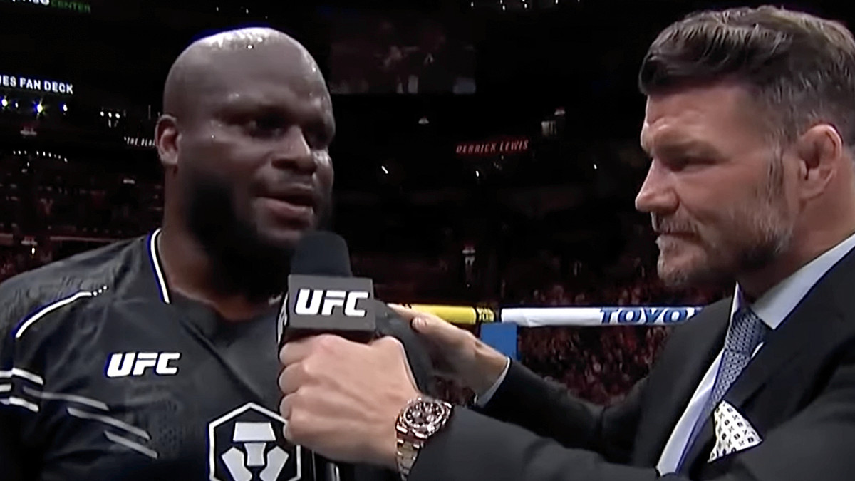 Derrick Lewis UFC St. Louis Octagon Interview