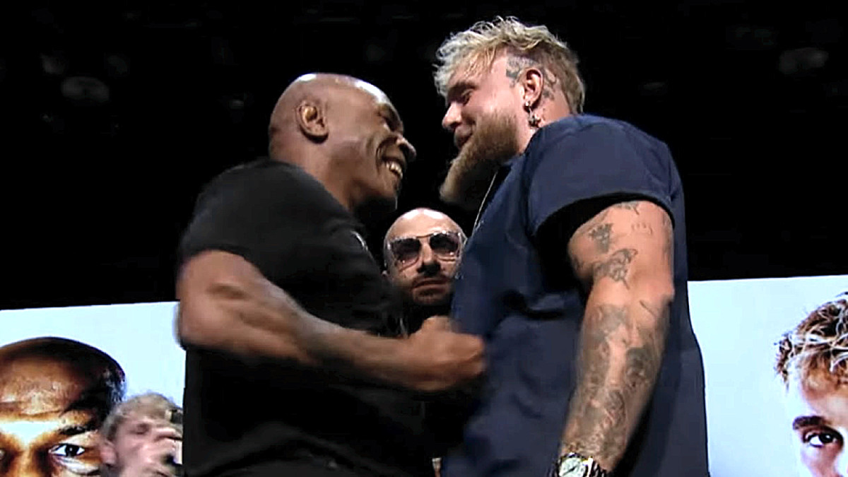 Jake Paul vs. Mike Tyson New York Press Conference Face-Off Video