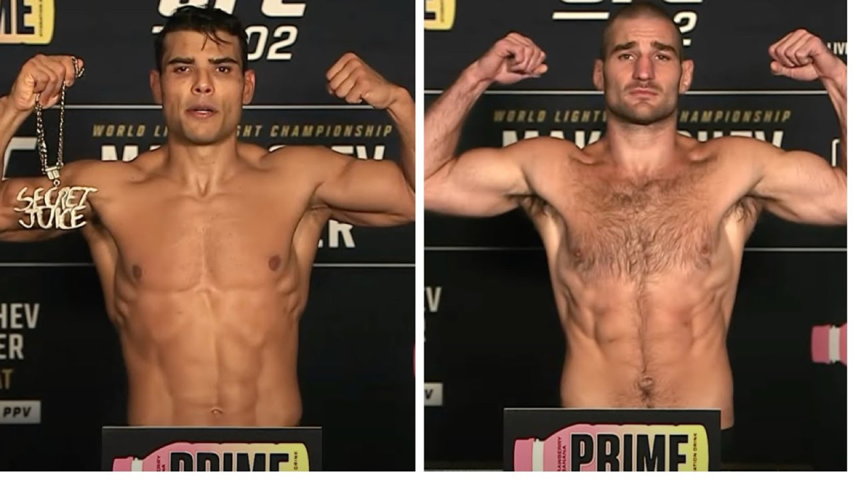 UFC 302 co-main event weigh-in video: Sean Strickland vs. Paulo Costa