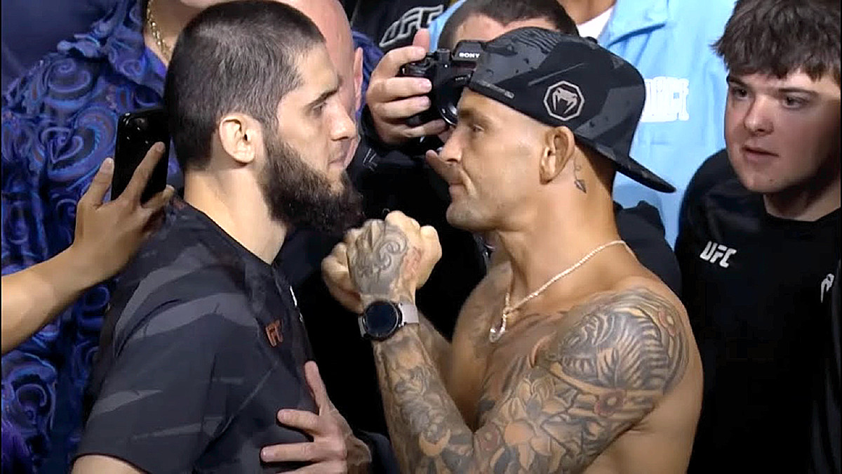UFC 302 Ceremonial Weigh-In Video: Islam Makhachev vs. Dustin Poirier