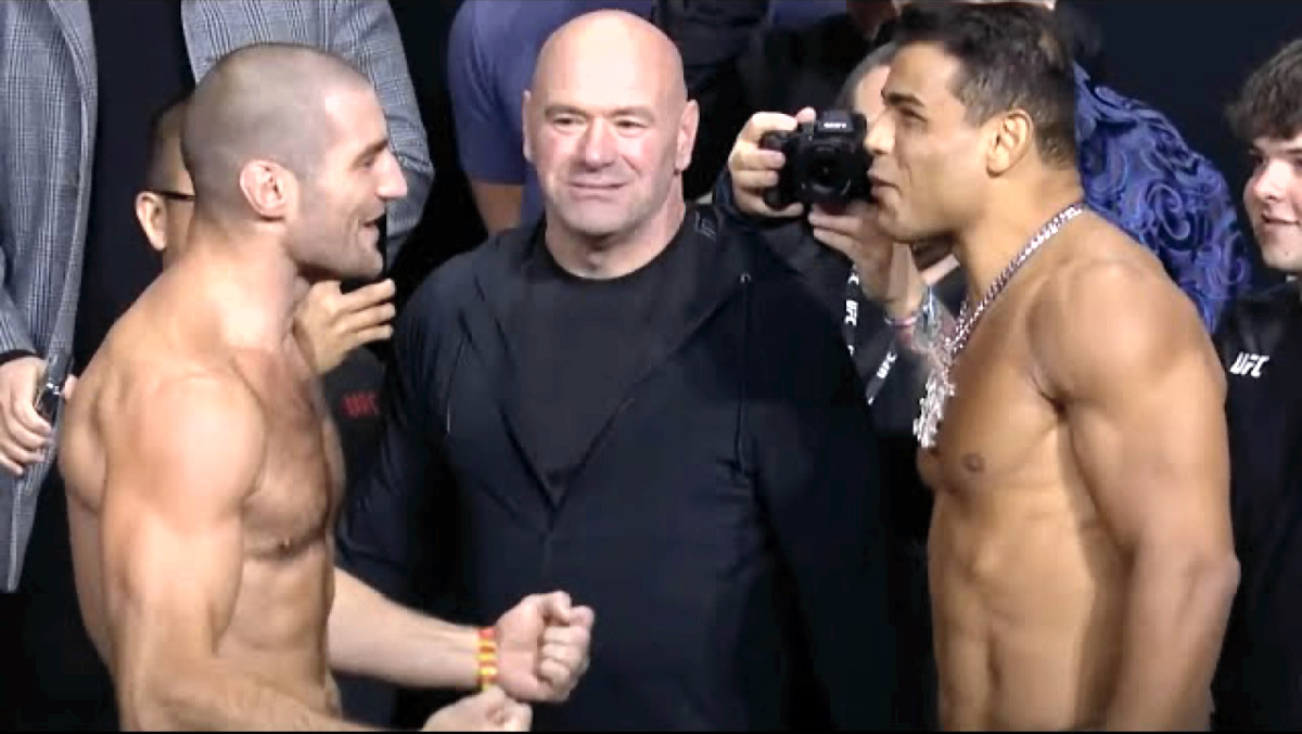 UFC 302 Ceremonial Weigh-in Video: Sean Strickland vs. Paulo Costa