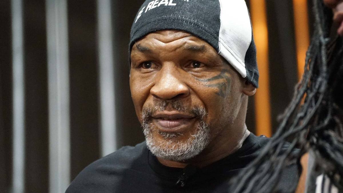 Mike Tyson pictured in wheelchair following serious health scare