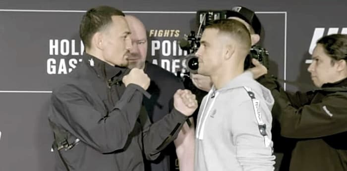 UFC 236: Holloway vs. Poirier 2 Media Day Face-offs - MMAWeekly.com - Ufc 236 Holloway Vs Poirier 2 Television Show