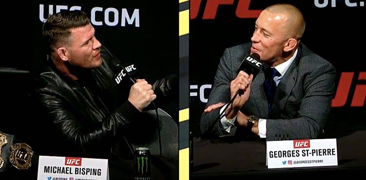 Georges St-Pierre vs. Michael Bisping UFC Press Conference Replay