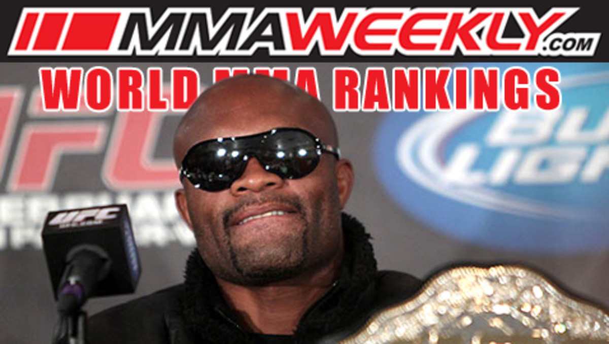 MMA Top 10 Rankings Can Anyone Dethrone Anderson Silva? MMAWeekly