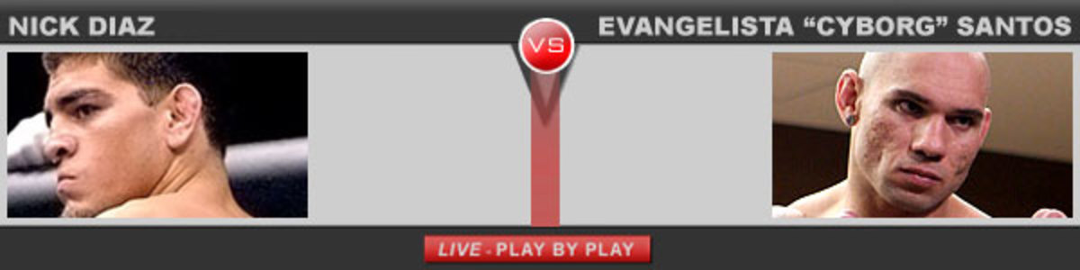 Strikeforce Diaz vs. PlaybyPlay Nick Diaz vs. Evangelista