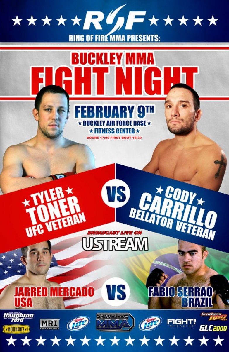 Watch Buckley MMA Fight Night to Benefit Wounded Warrior, Live Saturday at 9 pm ET
