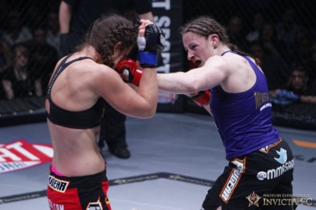TUF Nations Finale Warm-Up: Sarah Kaufman vs. Leslie Smith's First Full ...