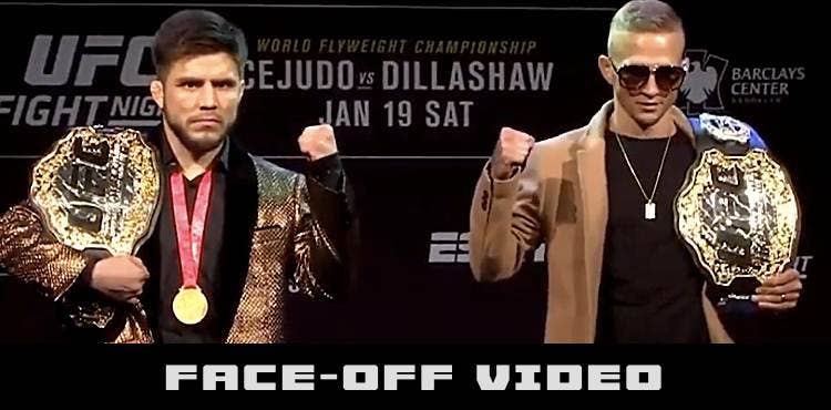 UFC Fight Night: Cejudo vs. Dillashaw Main Event Face-Offs Video ...