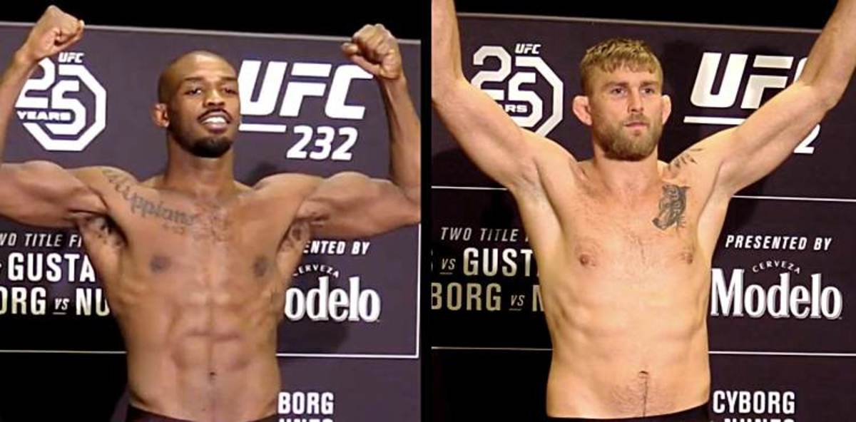 UFC 232 Official Weigh-in Video: Jon Jones vs. Alexander Gustafsson ...
