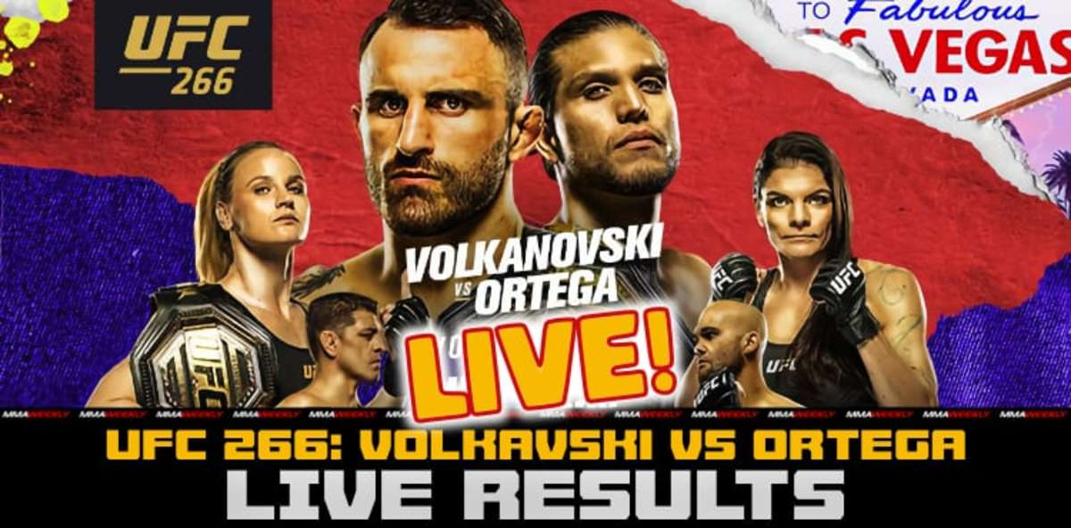 UFC 266 live results: Alexander Volkanovski vs. Brian Ortega ...