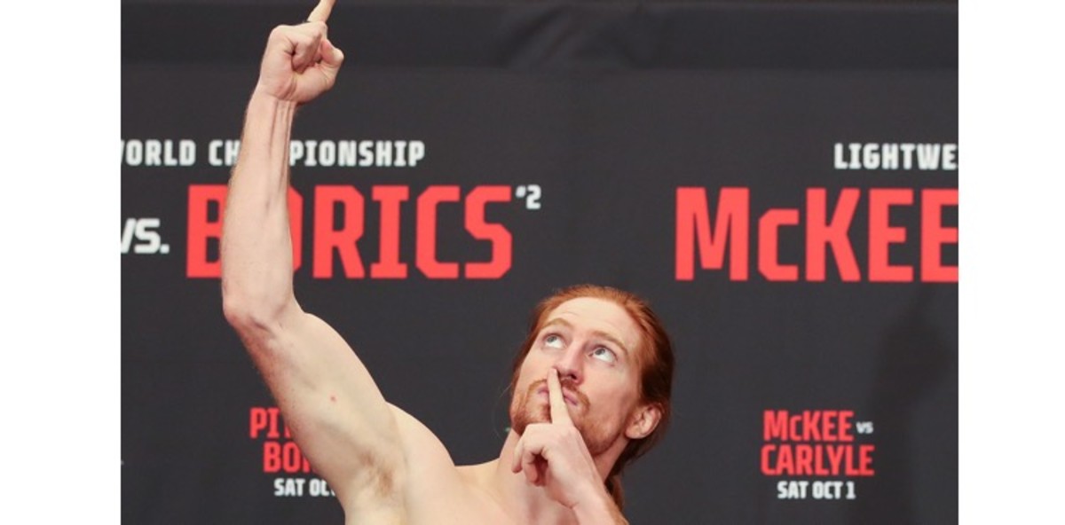 Spike Carlyle believes AJ McKee is an 'extremely favorable matchup